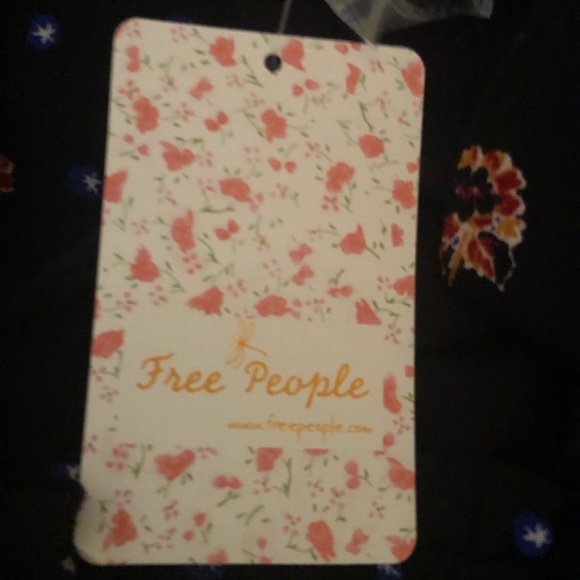 Free People black print dress - Picture 10 of 11